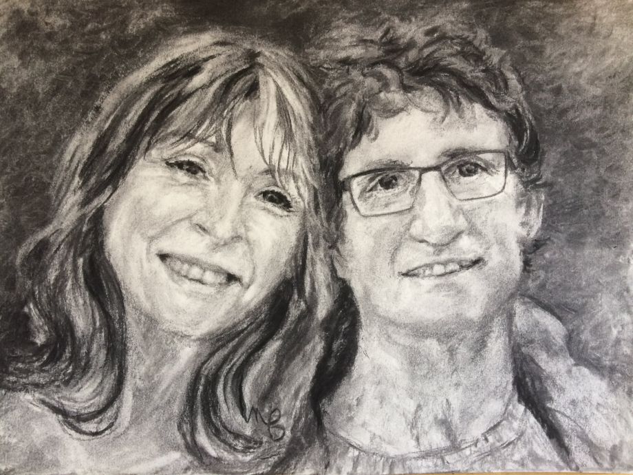 Portrait fusain 